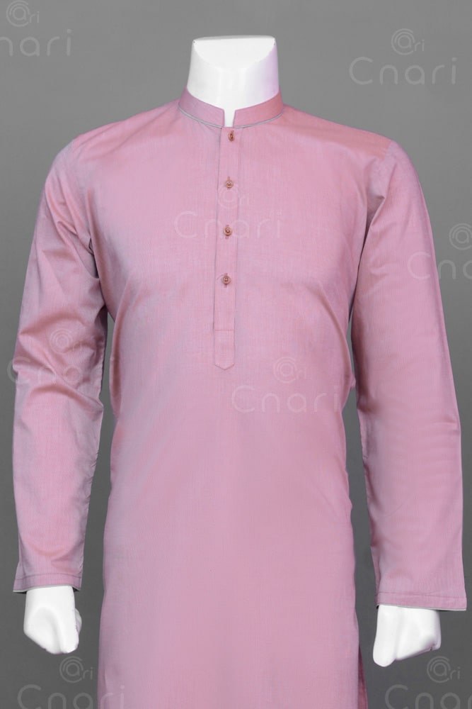 Cotton Kurta with Latha Shalwar