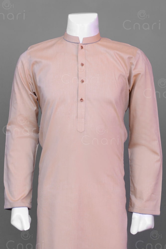 Cotton Kurta with Latha Shalwar