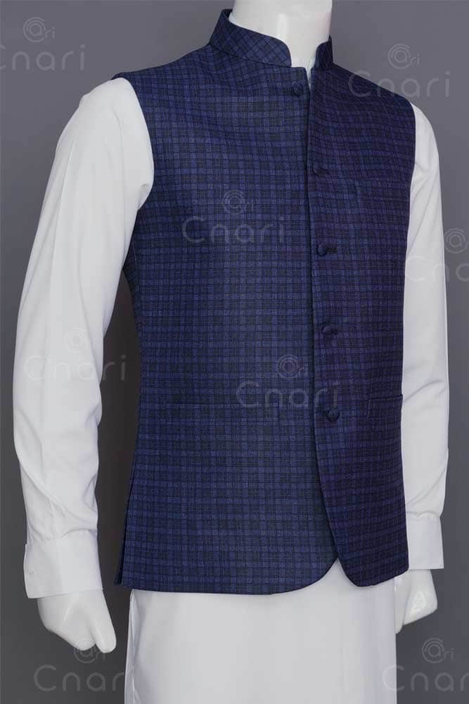 Congress Blue Men Waistcoat