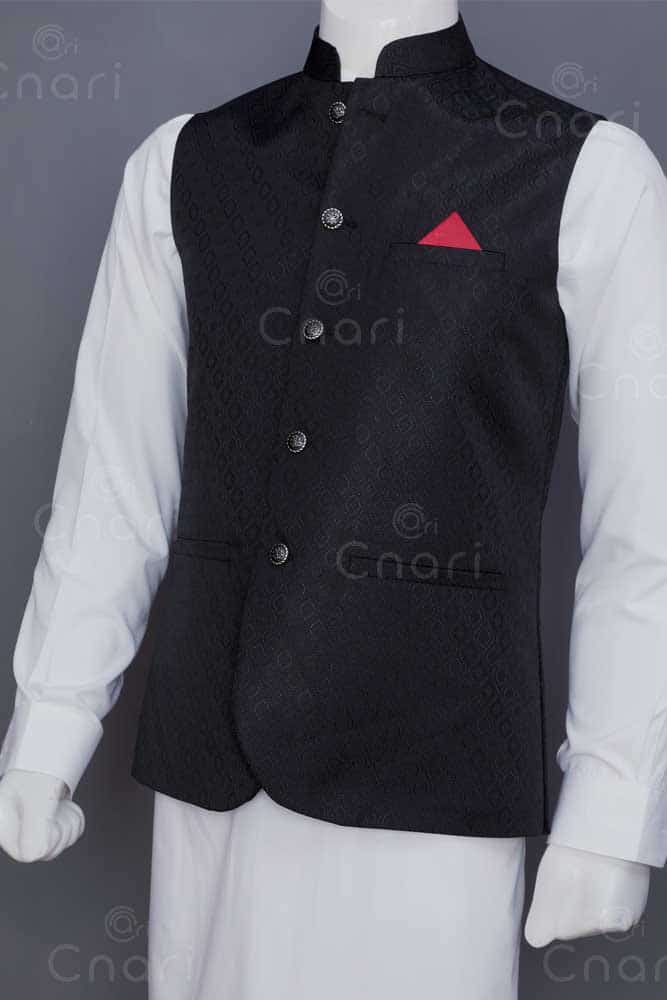 Classy Black Men Waistcoat