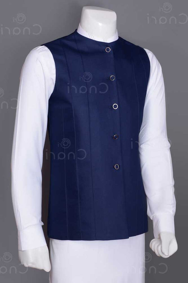 Exclusive Royal Blue Men Waistcoat