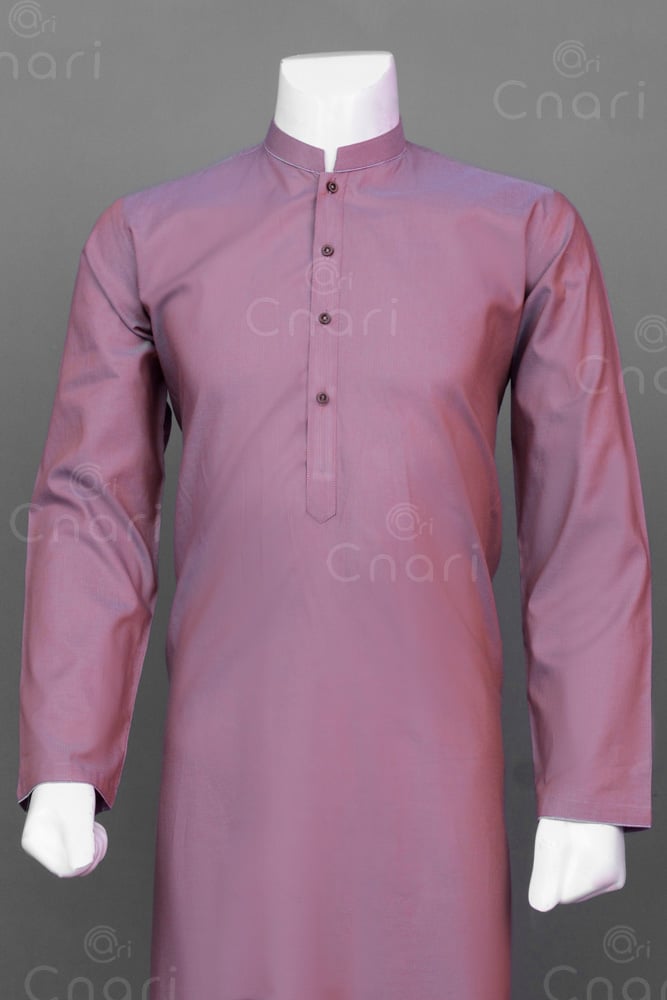 Cotton Kurta with Latha Shalwar