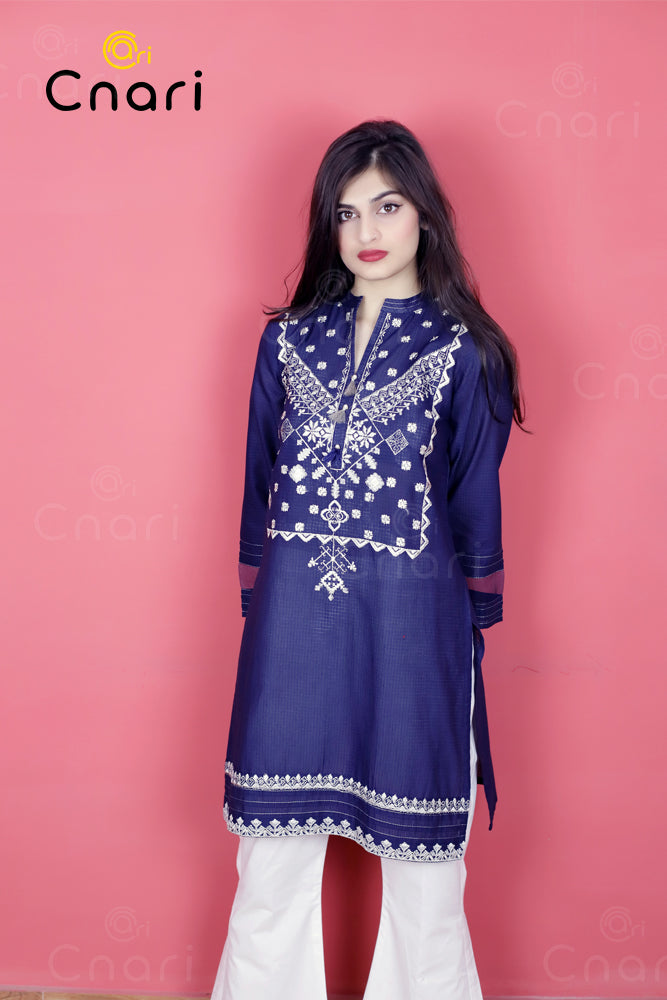 Rib Lawn Tilla Embroidery Shirts