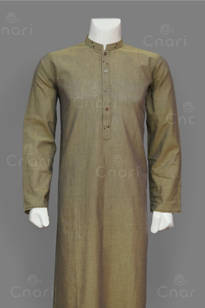 Cotton Kurta with Latha Shalwar